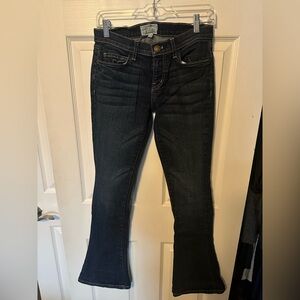 Current/Elliott Dark Blue Flare Jeans